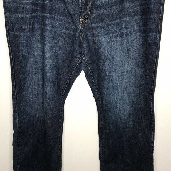 Old Navy Men's Jeans Dark Blue Bootcut 100 Cotton - Picture 6 of 8